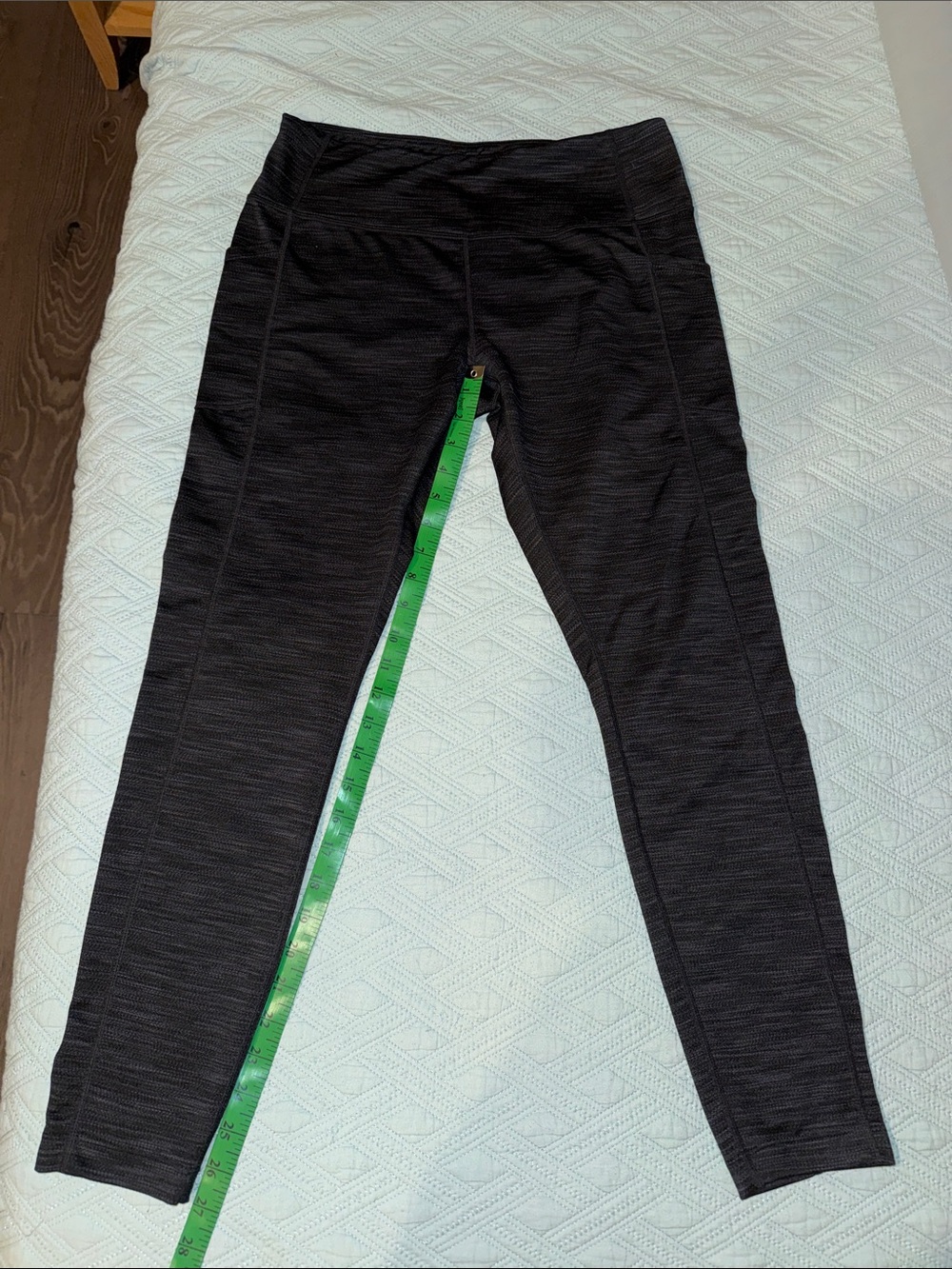 Mondetta Black Heathered Women’s Performance Leggings